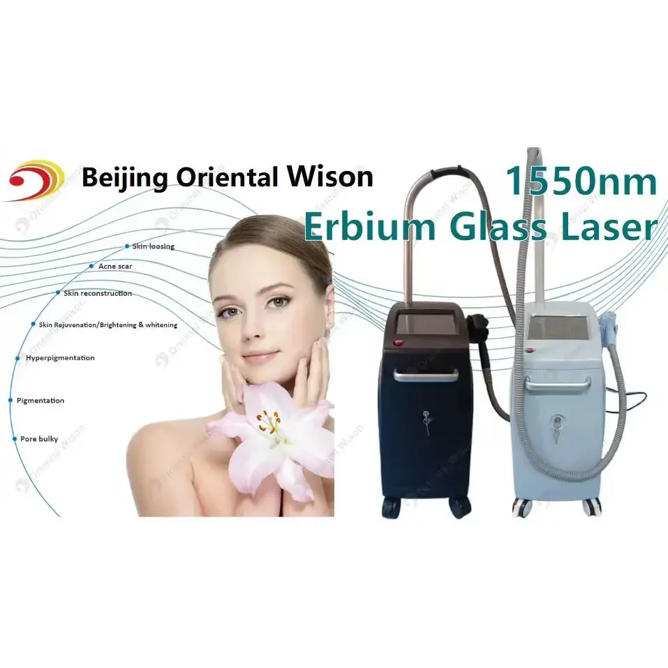 1550 nm Erbium Glass Láser Skin Device de resurgimiento