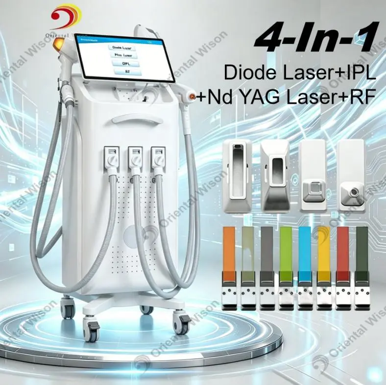 Máquina láser de diodo IPL YAG RF