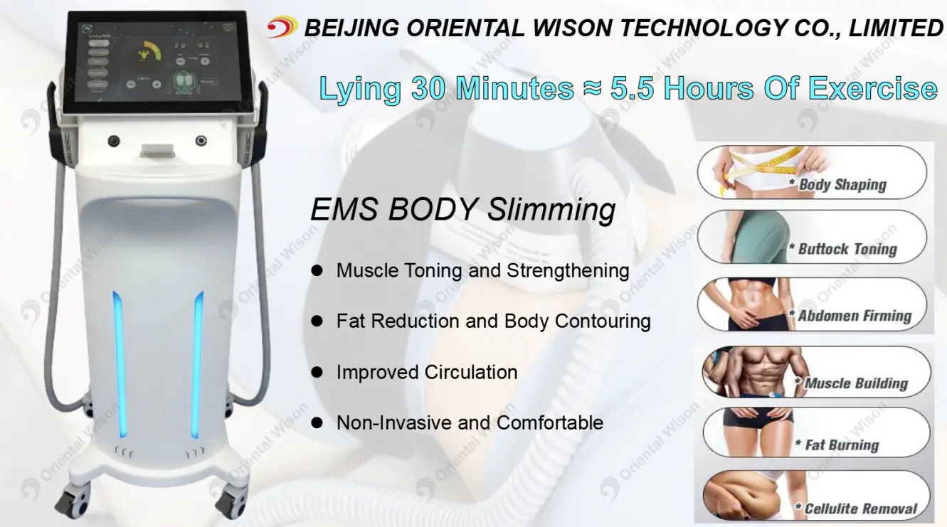 Vertical Rf Ems Body Weight Loss Machine