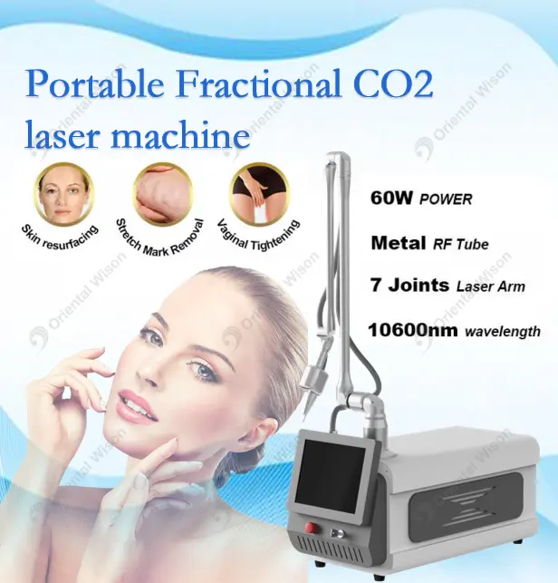 Máquina láser de CO2 fraccional portátil