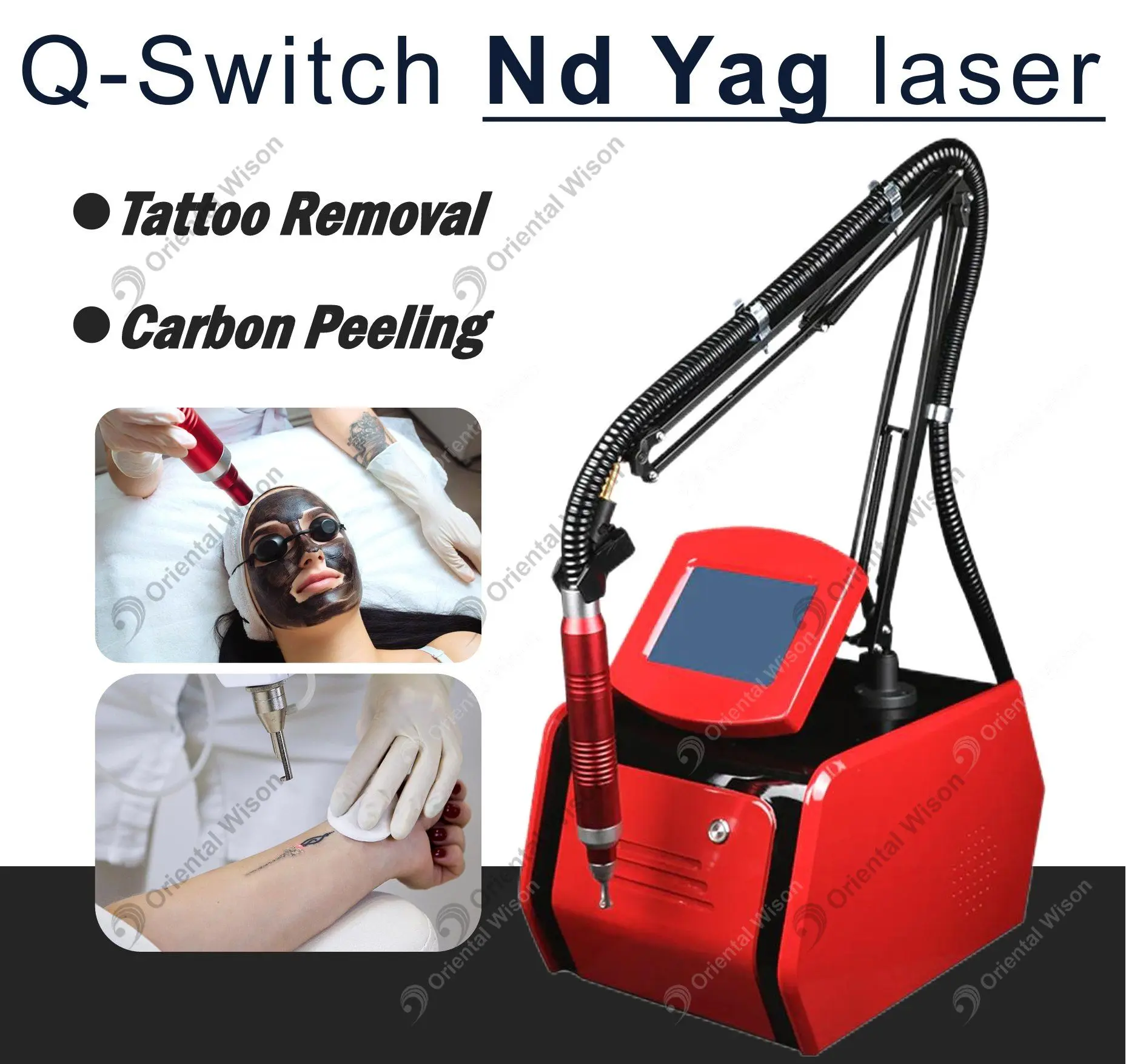 Máquina láser de escritorio Q-Switch Nd Yag
